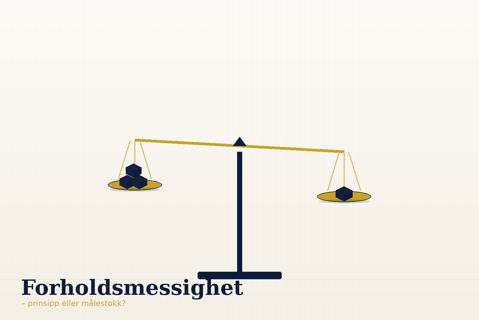 Forholdsmessighet i anskaffelsesretten: prinsipp, målestokk – eller bare et ord vi bruker for ofte?